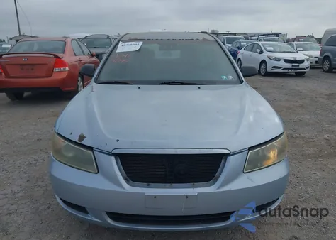 2007 Hyundai Sonata Gls из США, поврежденный, VIN 5NPET46C07H204428